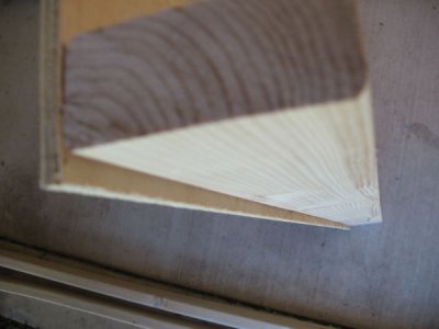 4 - overlapped side so back piece will be flush.JPG